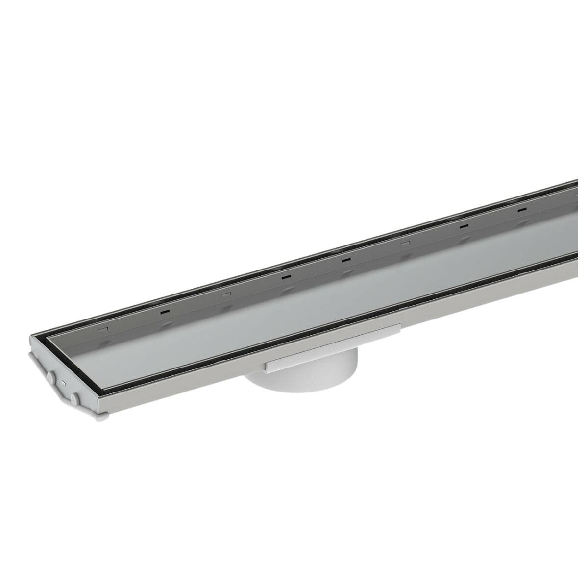 Rogerseller 1200 Channel Floor Waste Tile Insert - Brushed Stainless Steel - 3811001004