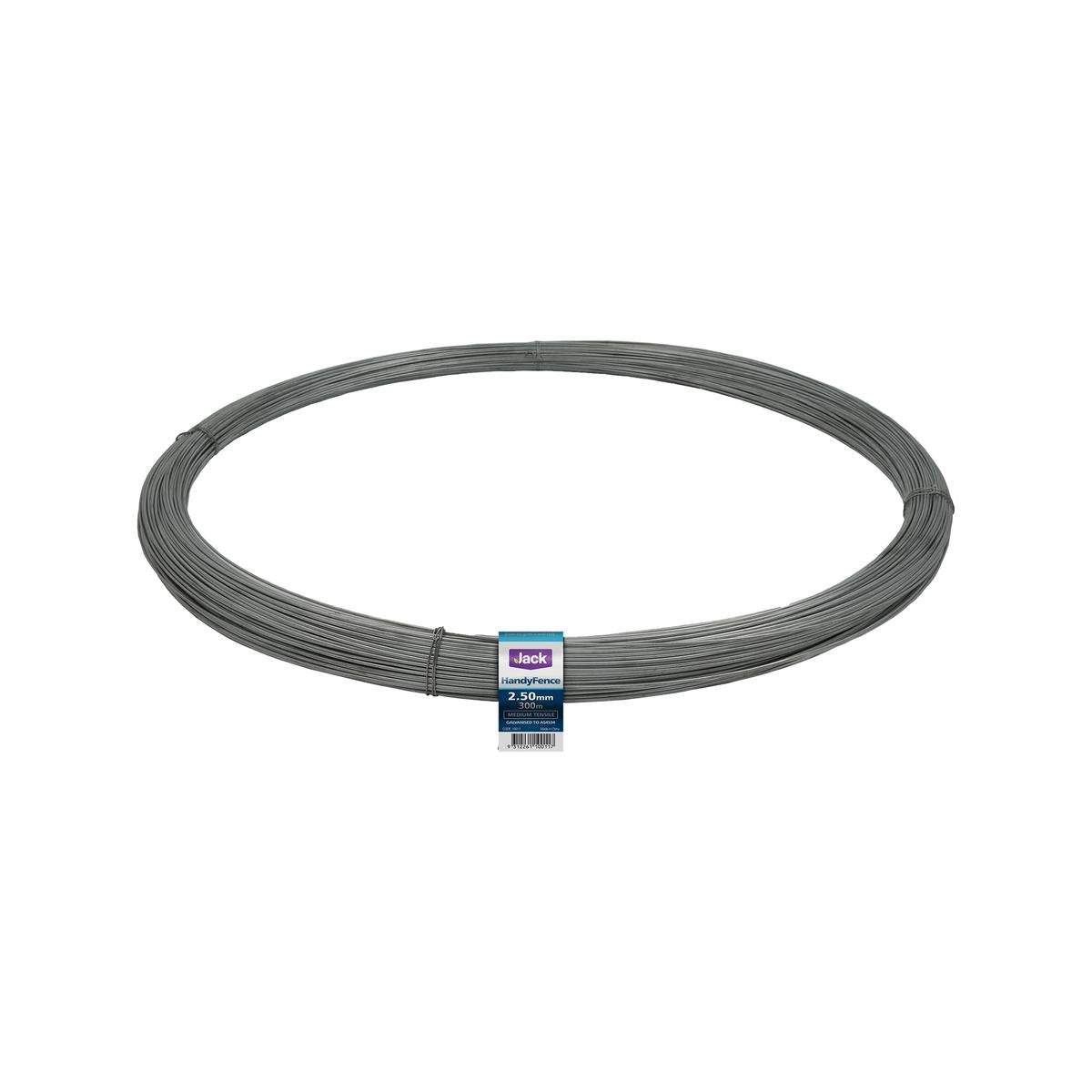 Jack Handyfence Wire - 2.5mm x 300m - Galvanised - Durable & Soft - SuperSaverAU - view 1