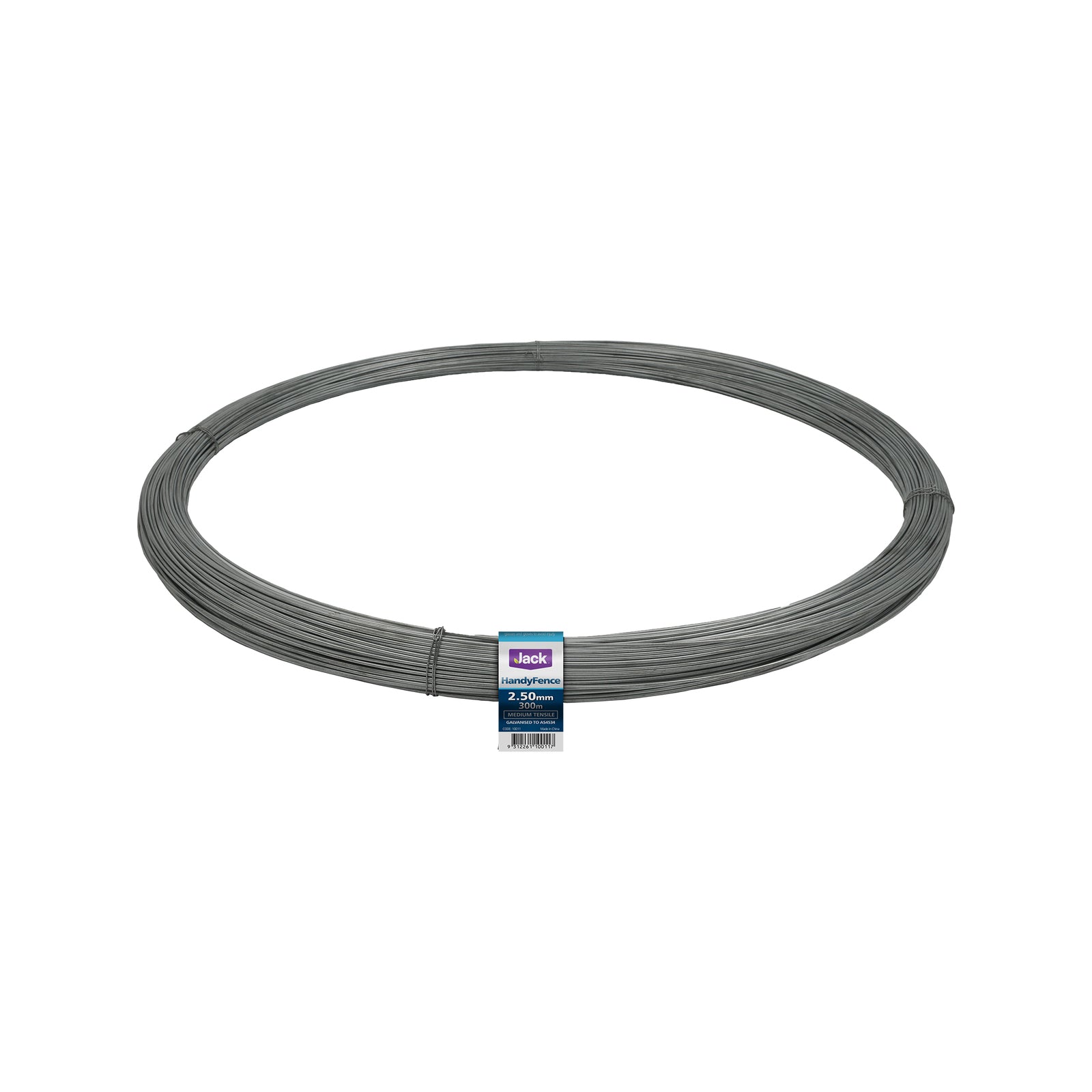 Jack 2.5mm x 300m Galvanised Steel HandyFence Wire