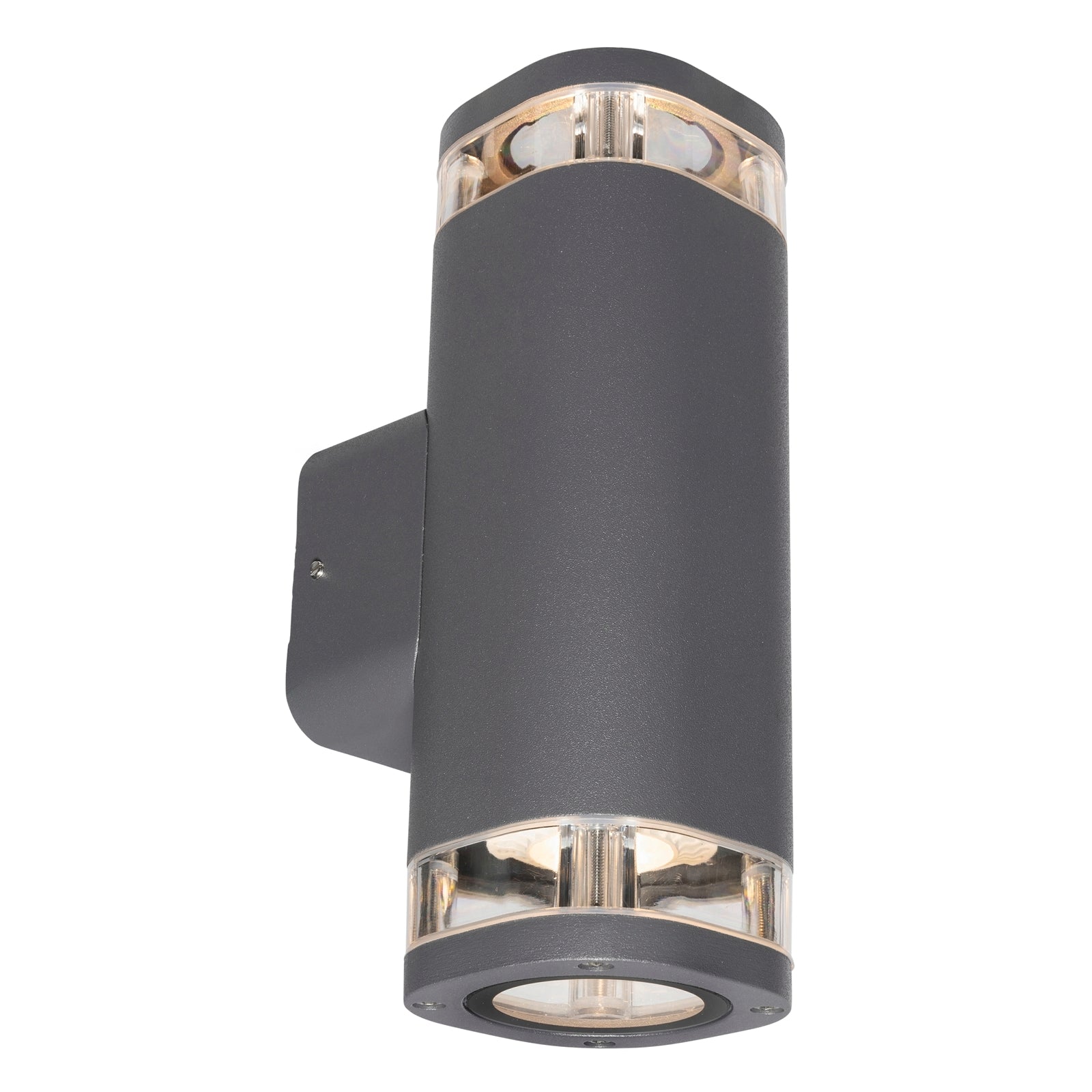 Brilliant Lighting Ventnor 8W Charcoal LED Up Down Wall Light Weather Resistant GU10 240V