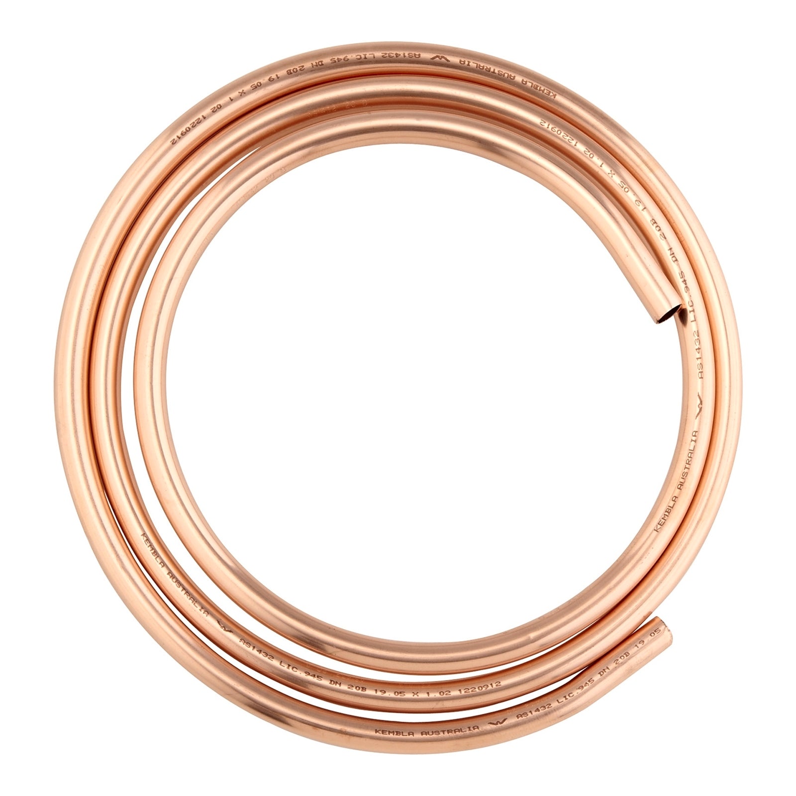 Kembla 3/4" x 3m Annealed Copper Coil for Plumbing and Gas