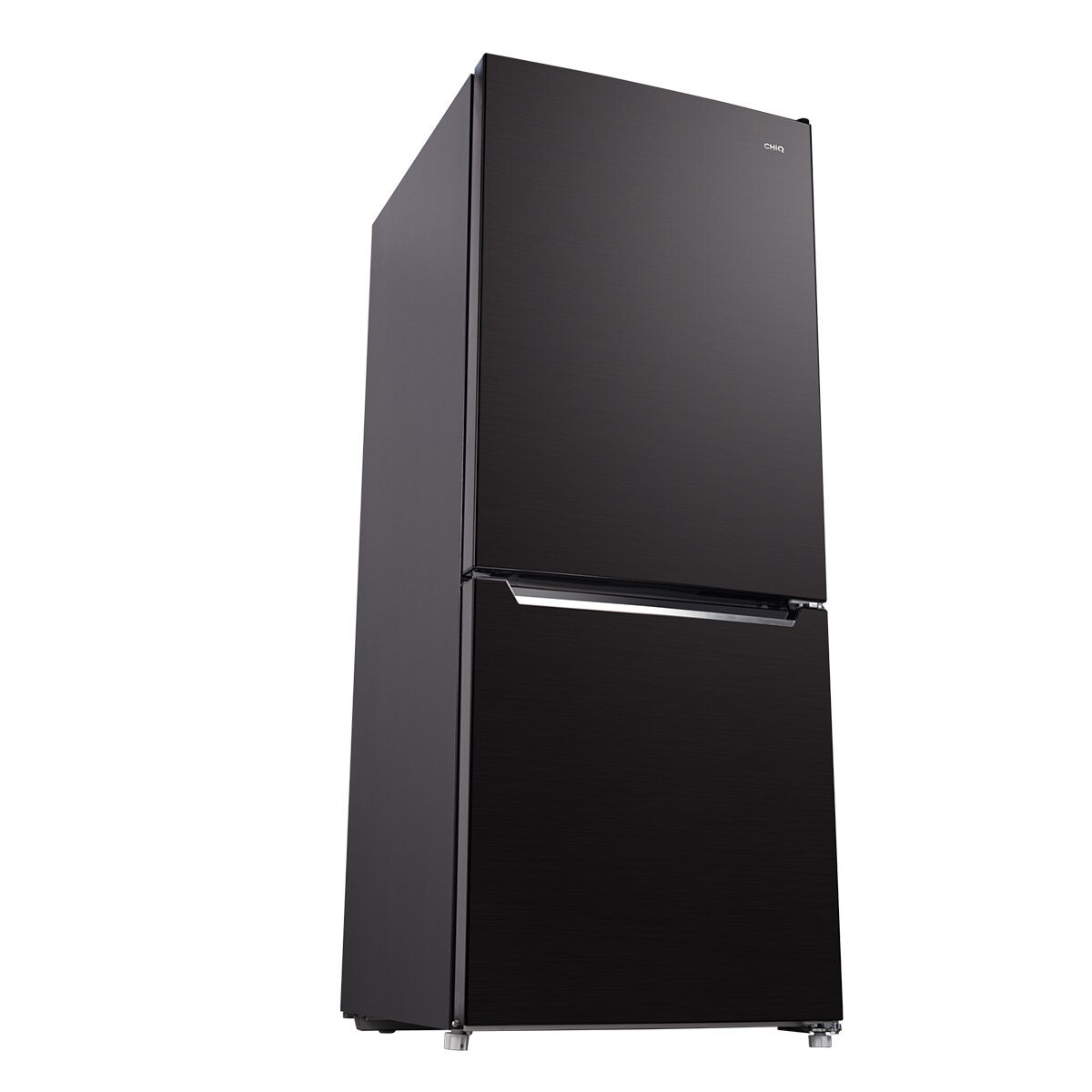 CHiQ 283L bottom mount fridge - black steel, inverter system, 5.5 star energy rating - CBM282NBS5E