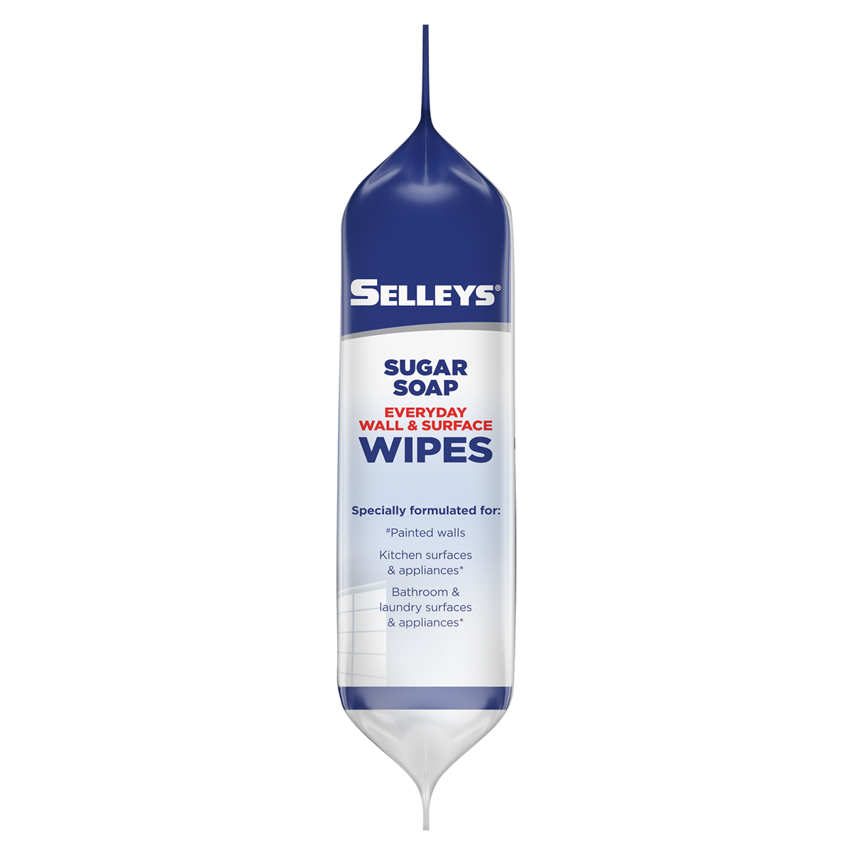 Selleys Sugar Soap Wall Cleaning Wipes 25 Pack, Indoor & Outdoor