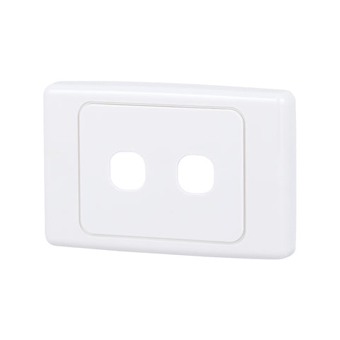 DETA 2 Aperture Grid Plate, White Plastic, 75mm x 115mm, Indoor