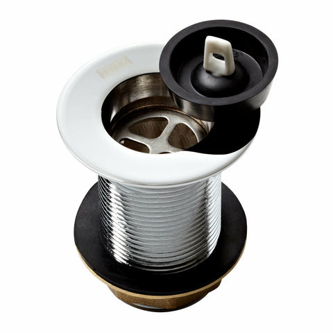 Rogerseller Standard Basin Waste Without Overflow - Chrome Finish - 233506