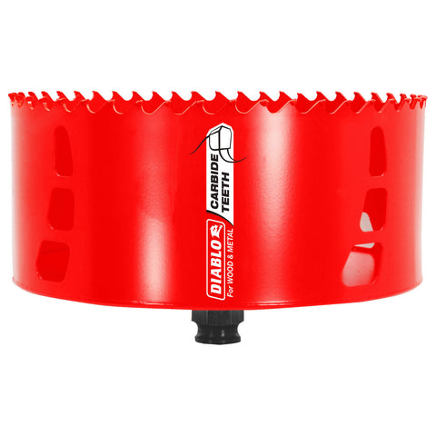 Diablo 152mm Carbide-Tipped Wood & Metal Hole Saw 71mm Depth