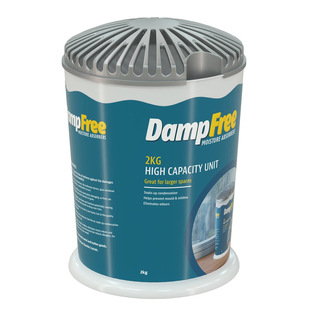 DampFree 2kg High Capacity Moisture Absorber Unit - 210mm x 290mm - Humidity Control - SuperSaverAU - view 3