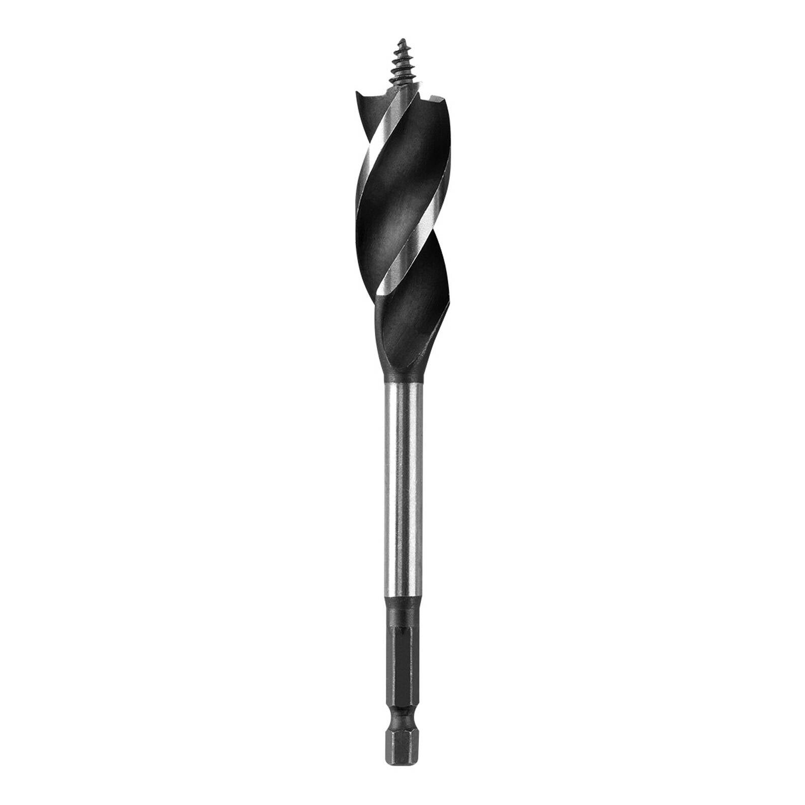 Full Boar 20mm Auger Bit, Steel, 1/4" Hex Shank for Wood Drilling
