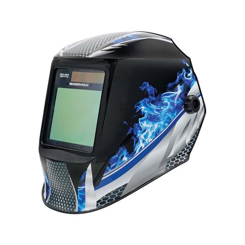 Bossweld XV-Pro Auto-Darkening Welding Helmet 5-8/9-13 Variable Shade 4 Sensor 700440