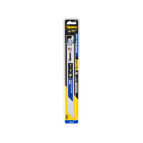 Kango 9" 14 TPI Metal Flex Reciprocating Saw Blades 2 Pack - Durable Cutting - SuperSaverAU - view 1
