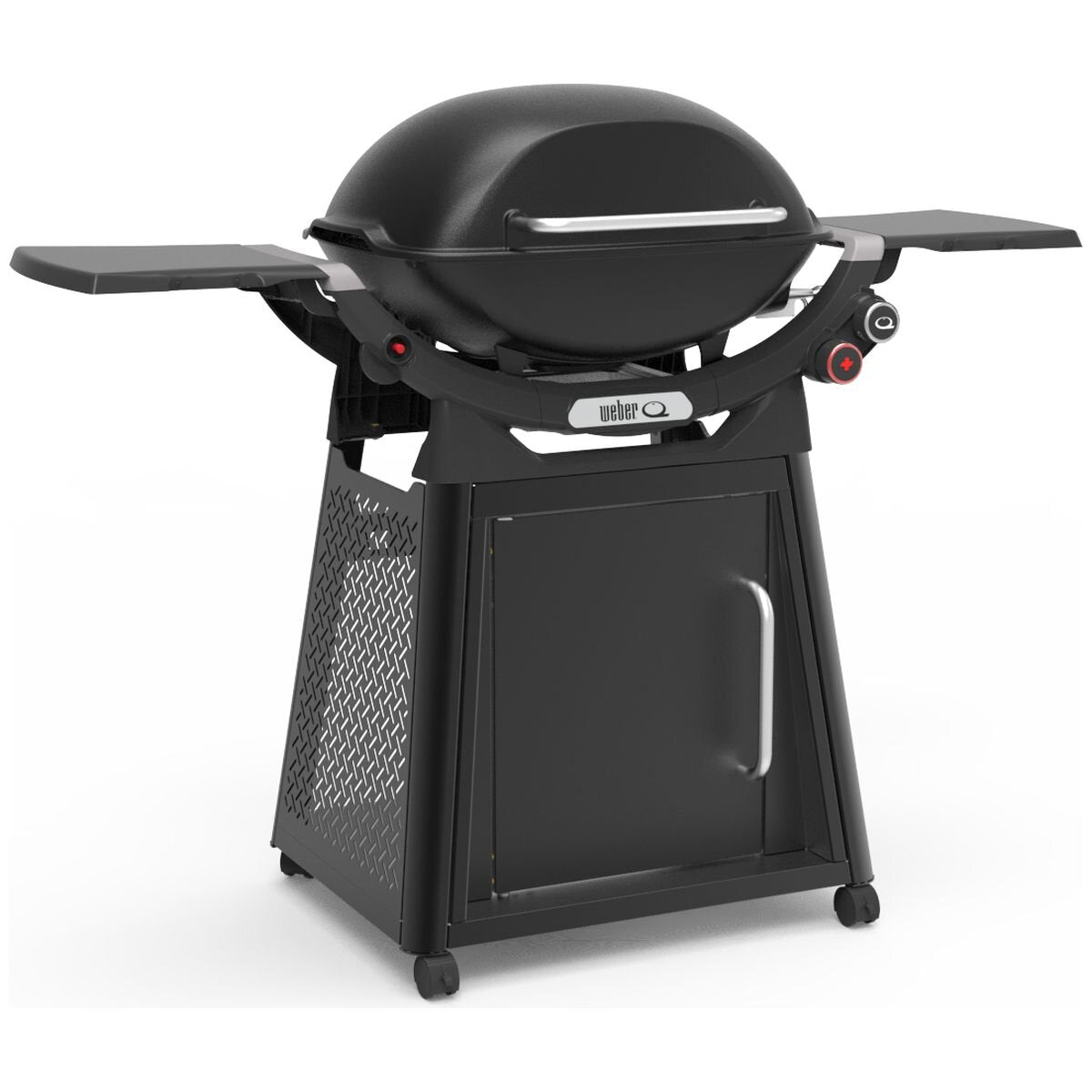 Weber Family Q3100N+ Freestanding Natural Gas BBQ - 2 Burners, Cart Included, Black - 29717024