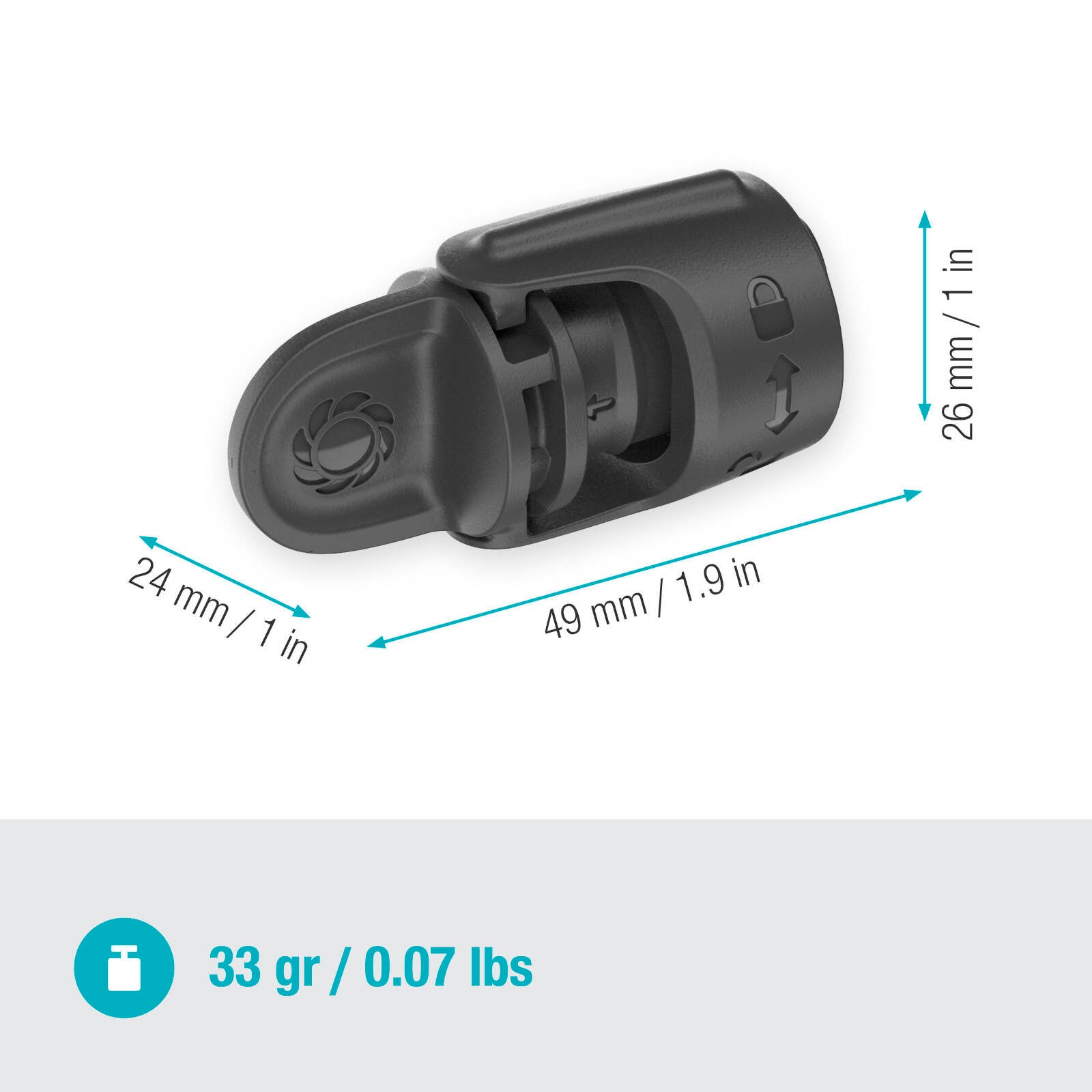GARDENA 13mm Micro Irrigation Plug 5 Pack Black High-Impact Plastic
