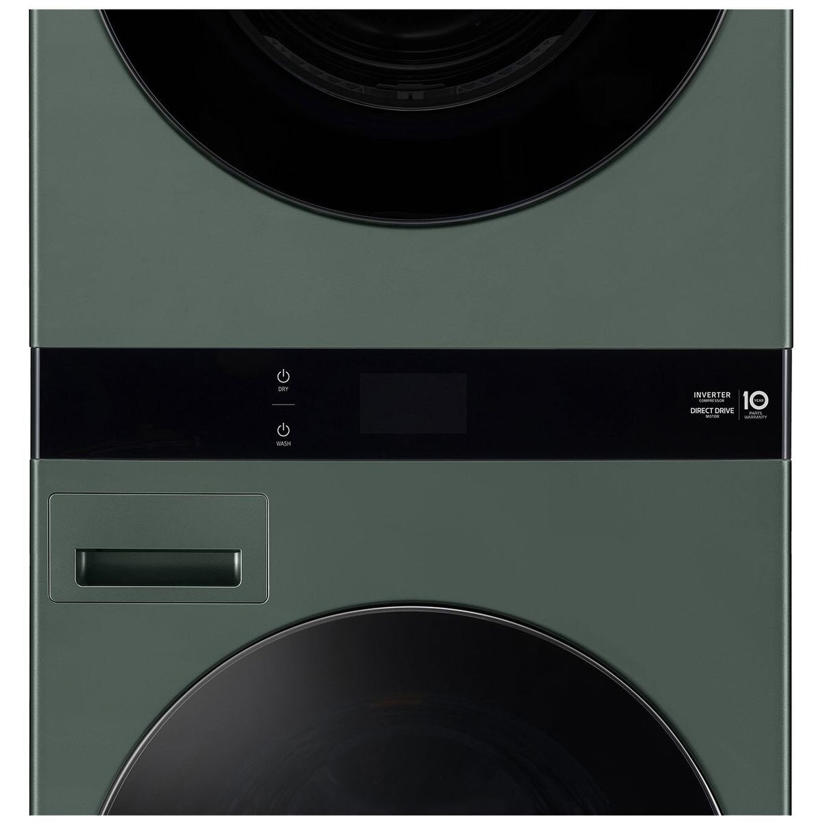 LG WashTower 19/10kg All-In-One Stacked Washer Dryer - Forest Green - TurboClean360 - WWT-1910FGX