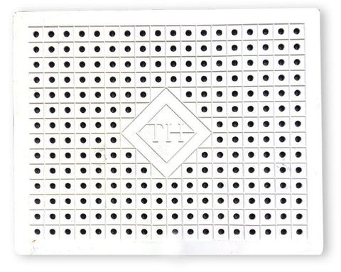 Turner Hastings White Rubber Sink Mat 400 x 320mm - Heat Proof, Stain Resistant, Food Safe - RSM4032