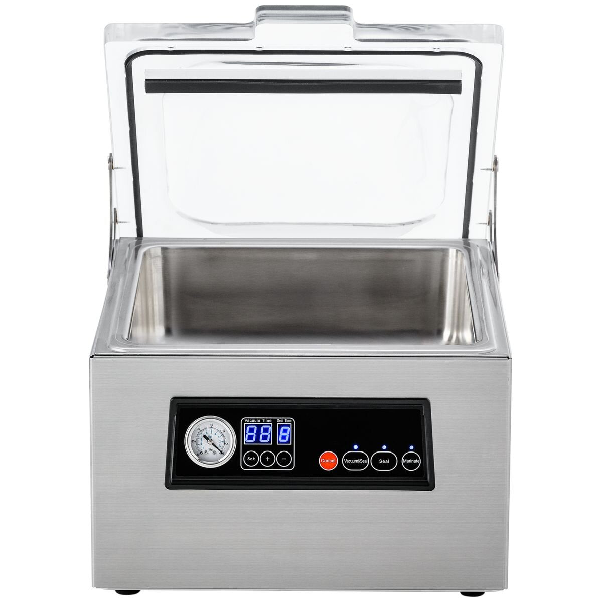 Proline 10.5L Chamber Vacuum Sealer - Stainless Steel - Dual Quad Pump - Bubble Lid Design - VS-CH3