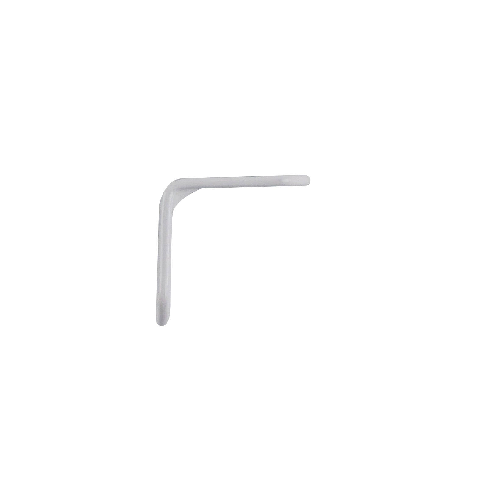 Carinya 20 x 20 x 15 x 1.4mm White Reinforcing Angle Bracket, 12 Pack