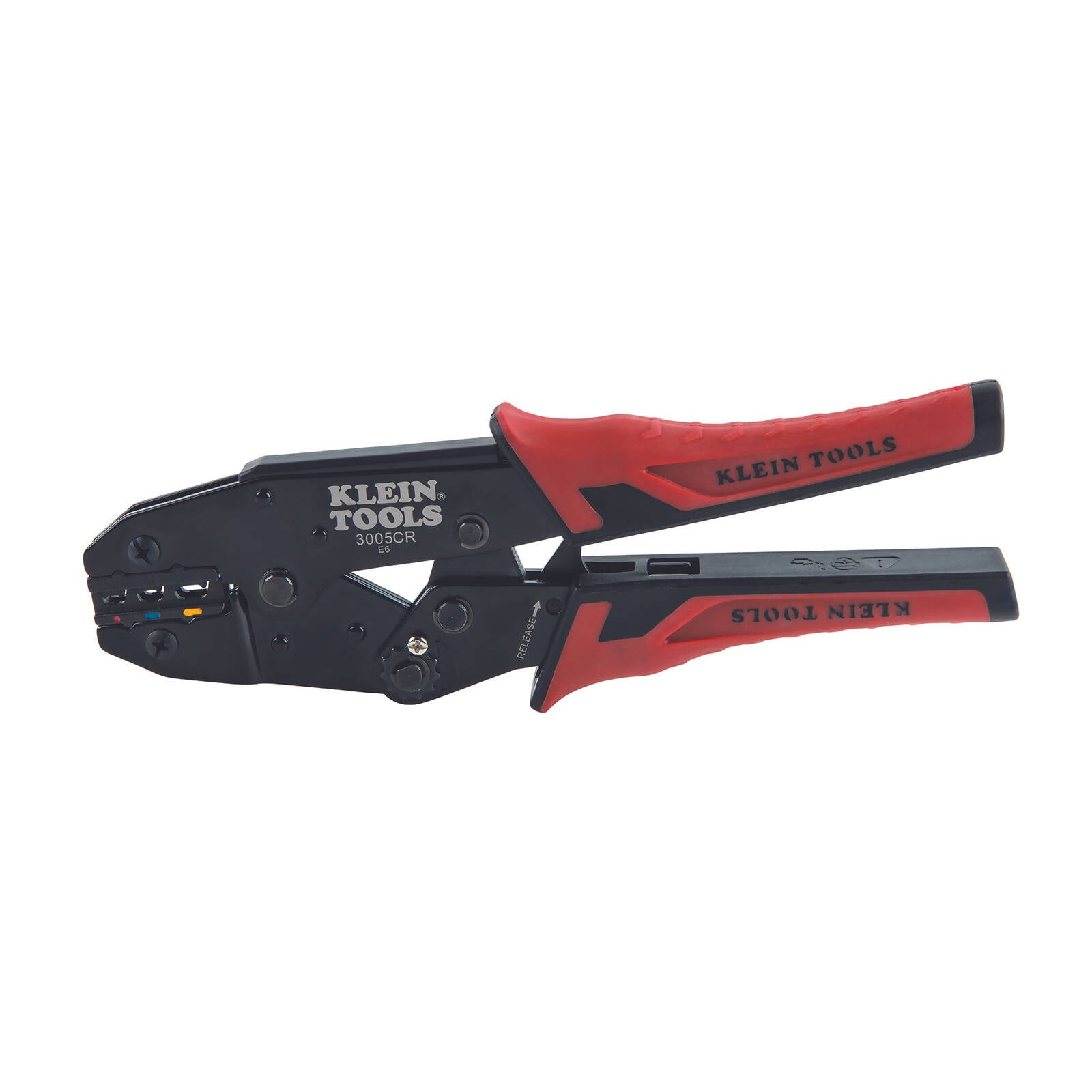Klein Tools Ratcheting Crimper for 0.5-6.0mm2 Insulated Terminals 3005CR