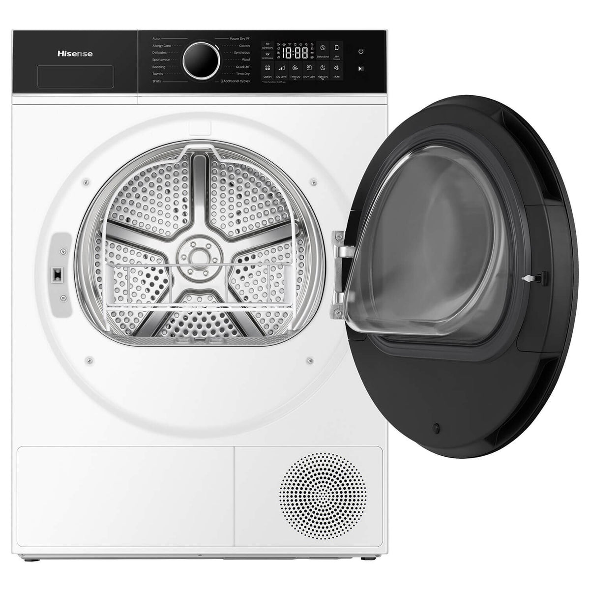 Hisense Series 5I 9kg Heat Pump Dryer - White, 9 Star Energy Rating, ConnectLife Control - HDF5I90H