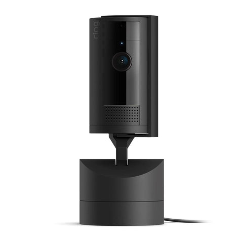 Ring Black Pan Tilt Indoor Camera - 360° Coverage - HD Video - Black - SuperSaverAU - view 1