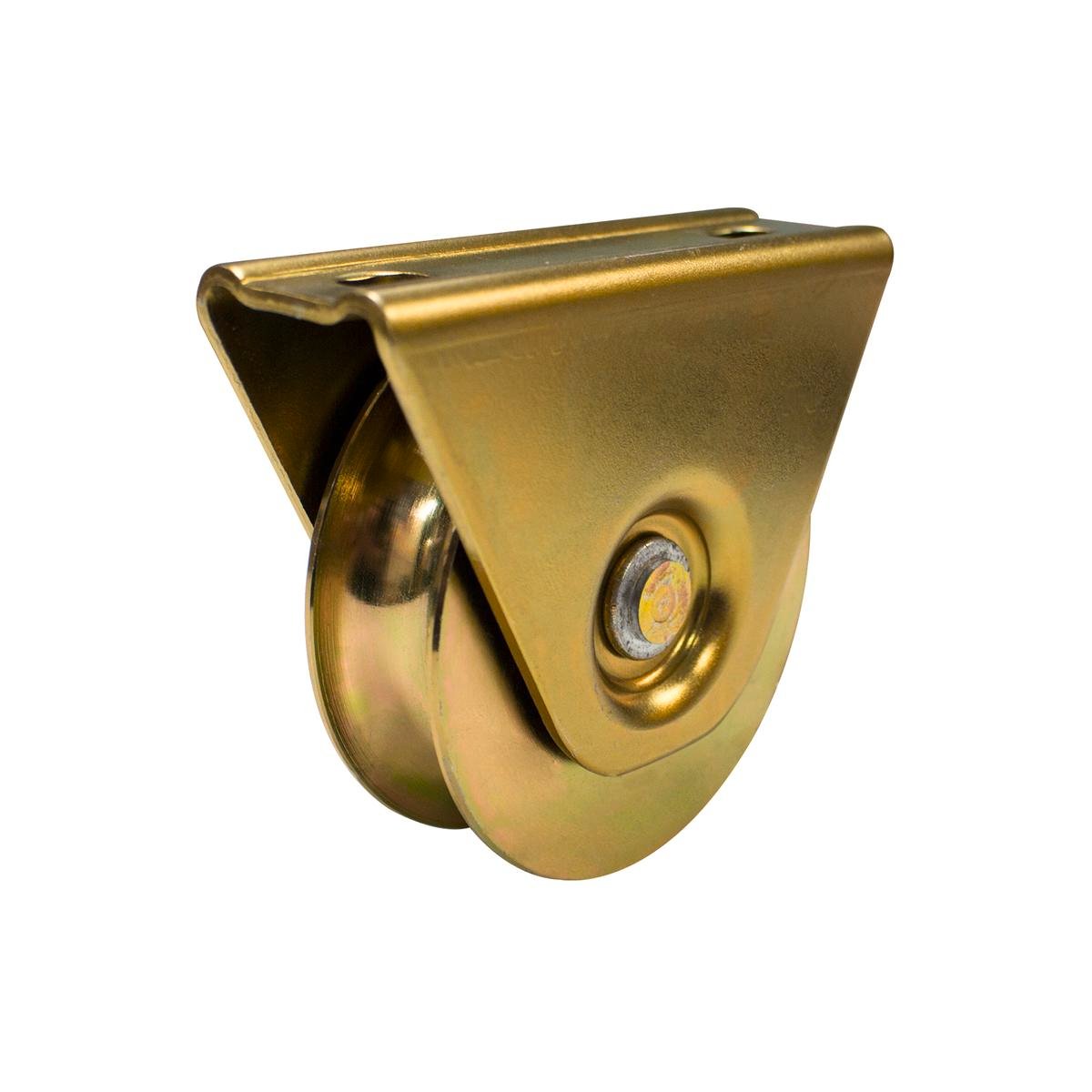 Richmond 78mm Bottom Mount Gate Track Wheel for Sliding Gates - Zinc Plated Steel
