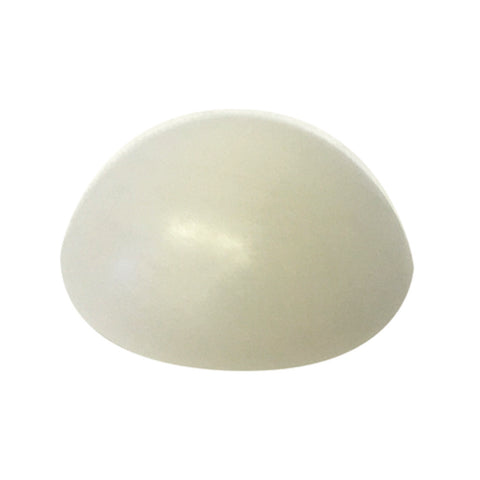 Adoored 30mm Soft Wall Bumper White Plastic Self-Adhesive 2 Pack