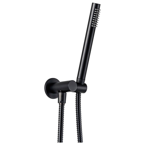Rogerseller Tonic Baton Shower on Integrated Union - Matte Black - Australian Made - 3506003311