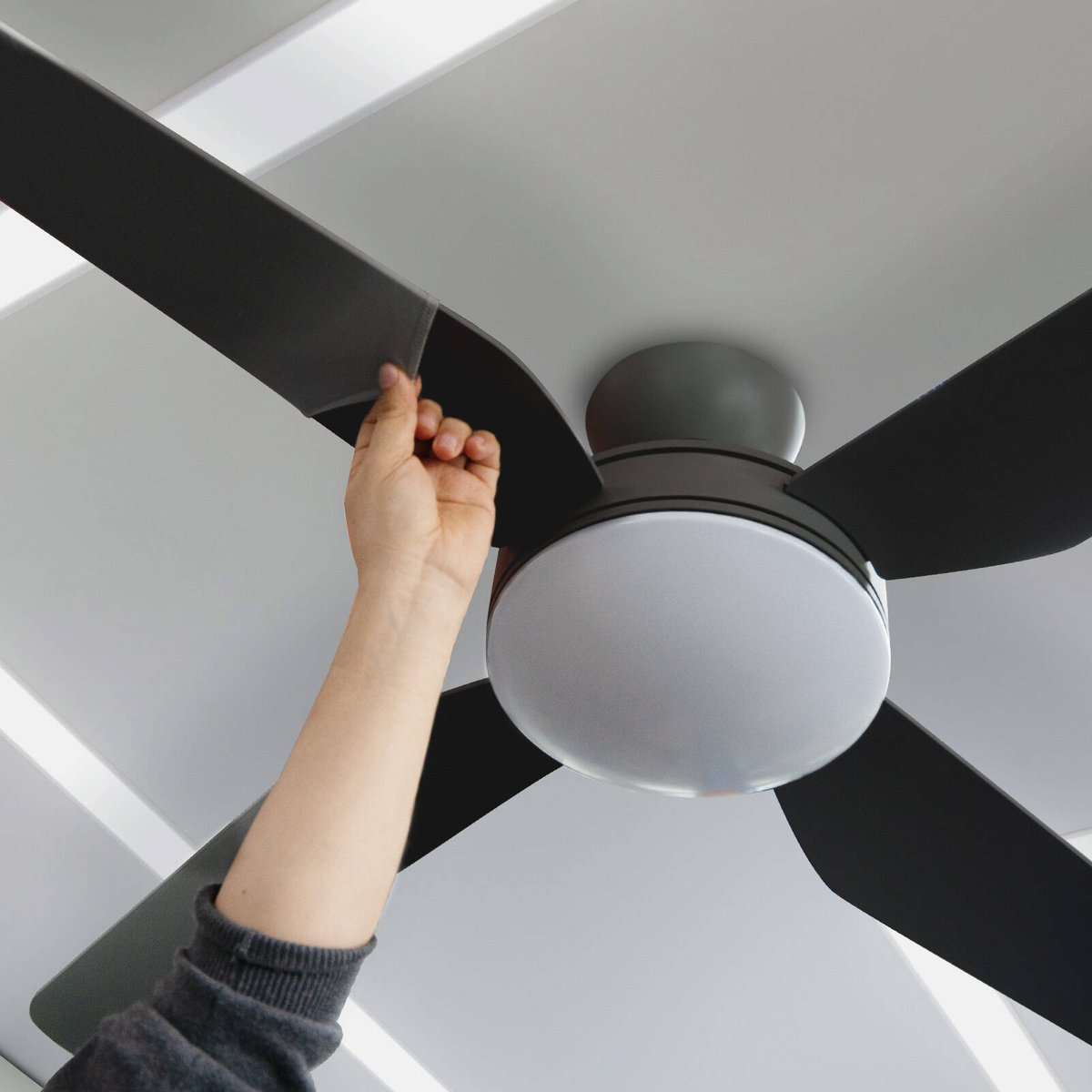Arlec Black Nylon Ceiling Fan Sleeve 4 Pack