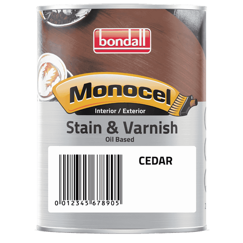 Bondall Monocel Cedar Satin Stain and Varnish 250ml