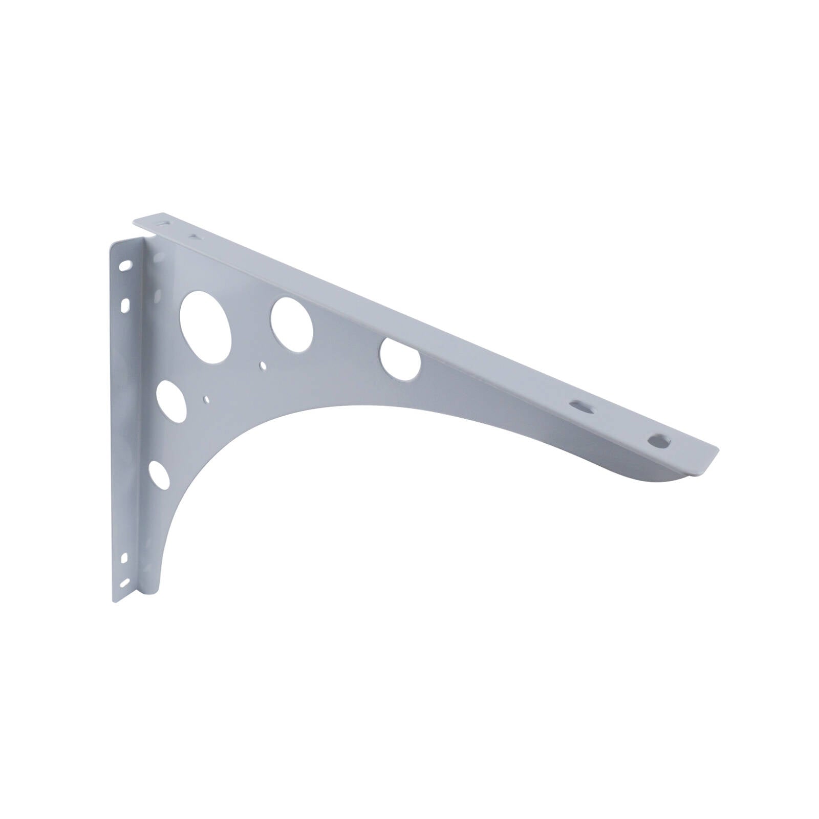 Carinya 300 x 300mm White Euro Bracket - Powder Coated Steel, 100kg