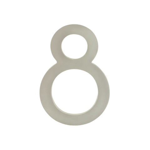 Sandleford Lorne Numeral 8 100mm Stainless Steel House Number