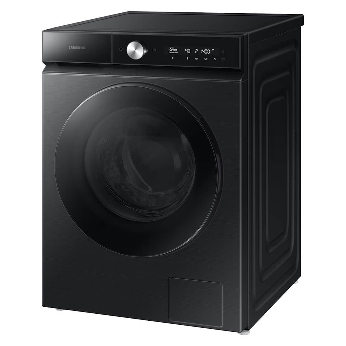 Samsung Bespoke AI 12kg Front Load Washing Machine - Black, AI Wash, Auto Dispense - WW12BB94ADGB