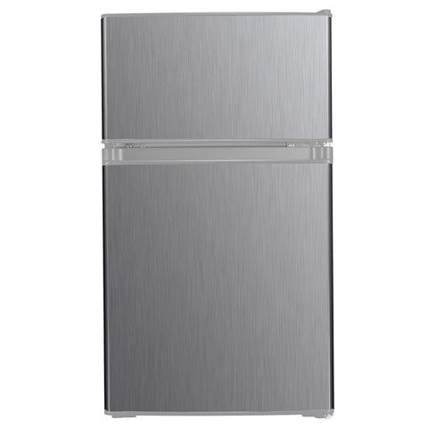 Eurotech 85L Top Mount Bar Fridge - Stainless Steel - Reversible Door - Crisper Drawer - ED-RF87SS-2