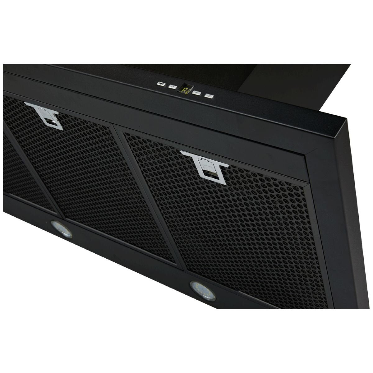 Schweigen 90cm Silent Canopy Rangehood - Matte Black - 900m³/h Isodrive Motor - 57W - DS3131-R2BSTPAK