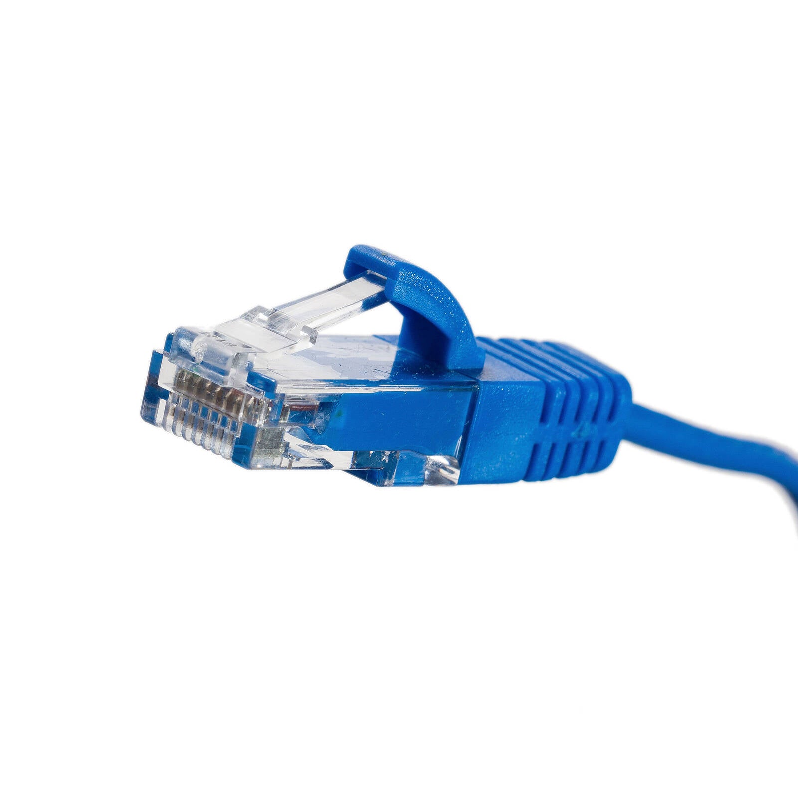 Legrand Cat6 RJ45 UTP Slimline Patch Lead 0.5m Blue Network Cable