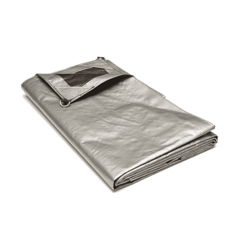 Polytuf 1.8 x 2.4m Extra Heavy Duty D-Ring Tarpaulin - UV Resistant