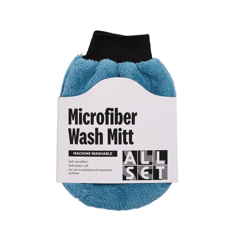 All Set Microfibre Wash Mitt Polyester