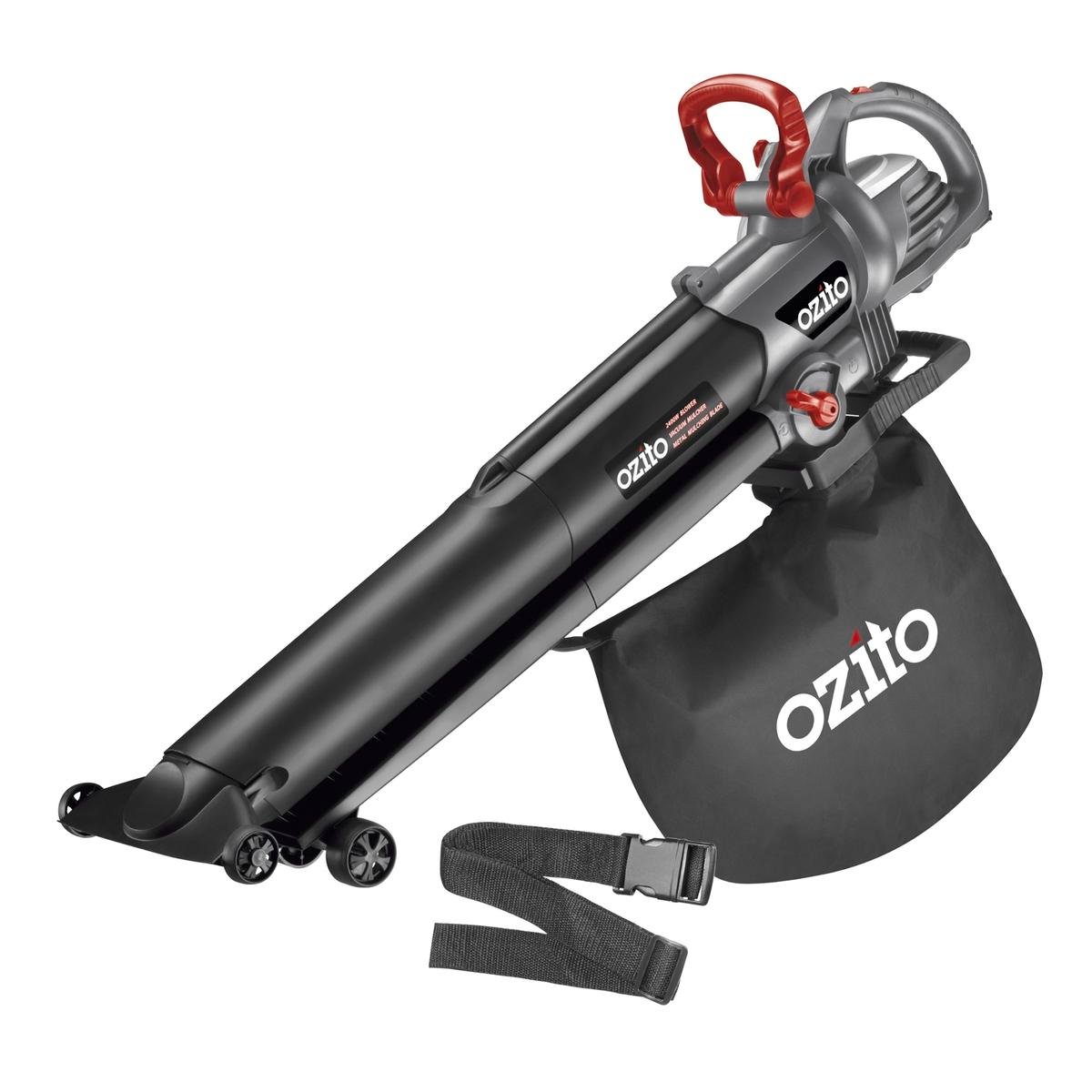 Ozito 2400W Corded Blower Vacuum Mulcher 40L Plastic Metal Durable - SuperSaverAU - view 1