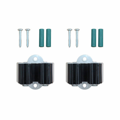 Everhang Broom Holder - 20-35mm - Plastic/Steel - 2 Pack - SuperSaverAU - view 1