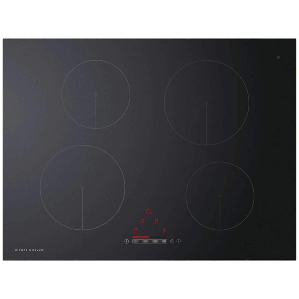 Fisher & Paykel Series 5 70cm induction cooktop - 4 zones, Touch and Slide, PowerBoost - CI704CTB1