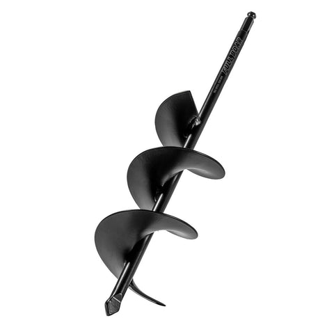 Full Boar 100mm Solid Steel Garden Auger Bit, 450mm Depth, 7/16" Hex Shank