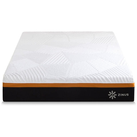 Zinus Deluxe Hybrid Pocket Spring Memory Foam Double Mattress - Jacquard Cover - AU-MSHPHB-12D