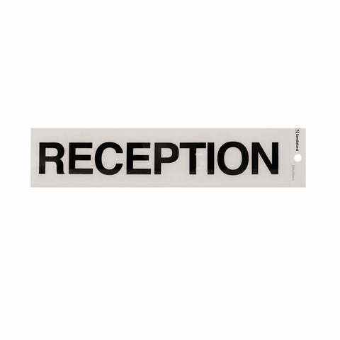 Sandleford 245mm Self Adhesive Reception Sign - Gloss Weather Resistant