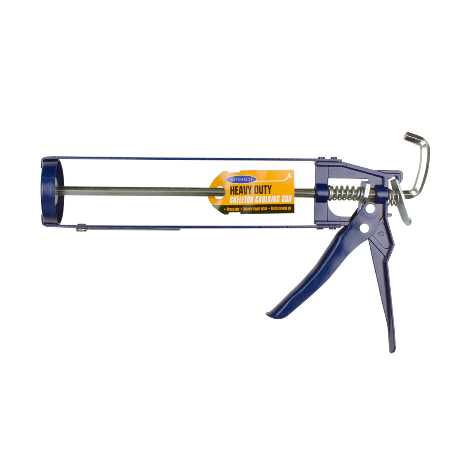 Monarch Heavy Duty Caulking Gun, Powder Coated Steel, Quick-Release Lever