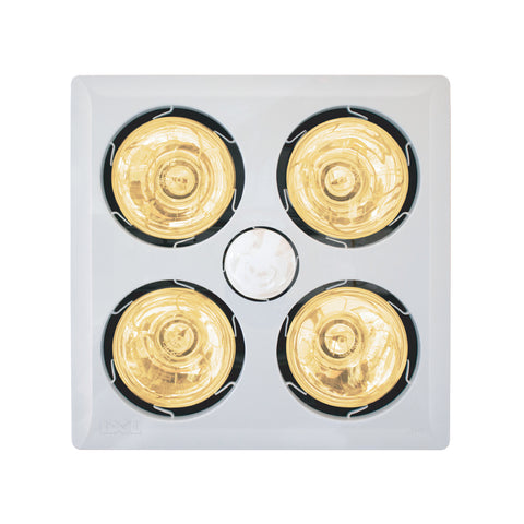 IXL Tastic Sensation 3-in-1 Bathroom Heat Fan Light 4 x 275W White 12303