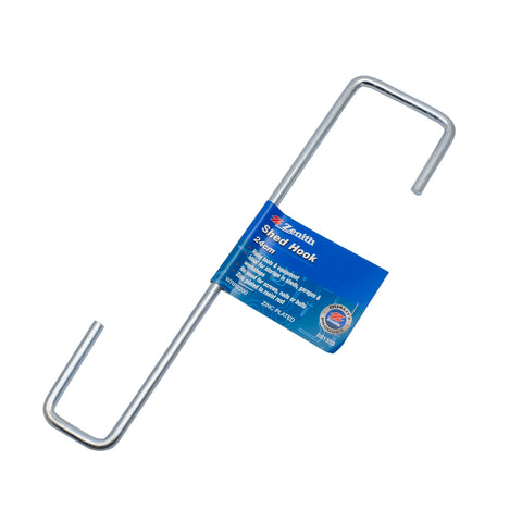 Zenith 24cm Zinc Plated Square Shed Hook, Steel
