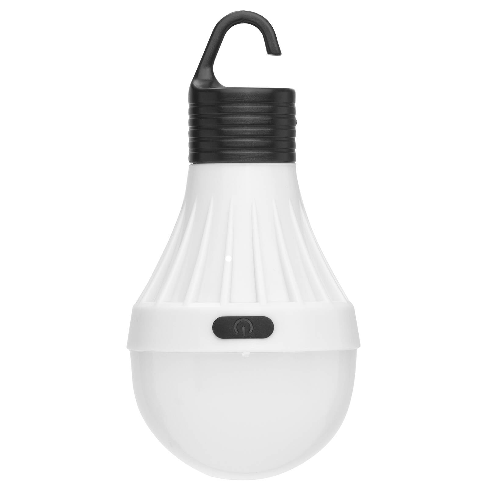 Click LED Portable Bulb, White Battery Operated Indoor Light with Hanging Hook CLKBLED01