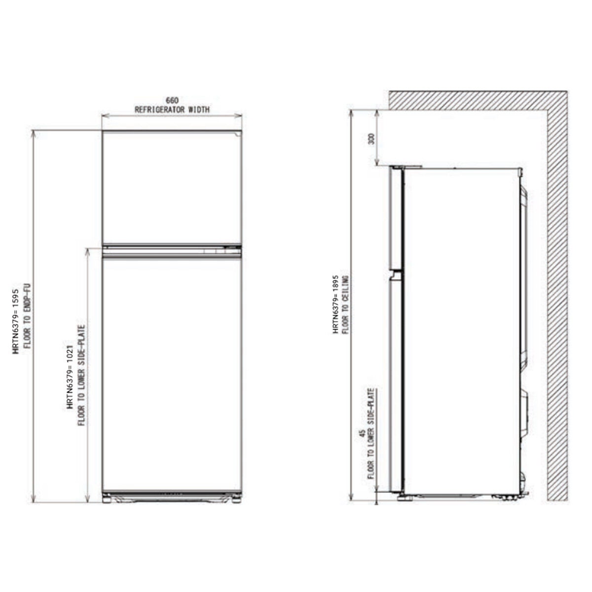 Hitachi 344L Top Mount Fridge - Elegant Inox Silver - Dual Sense Surround Cooling - 4.5 Star - HRTN6379SXAU