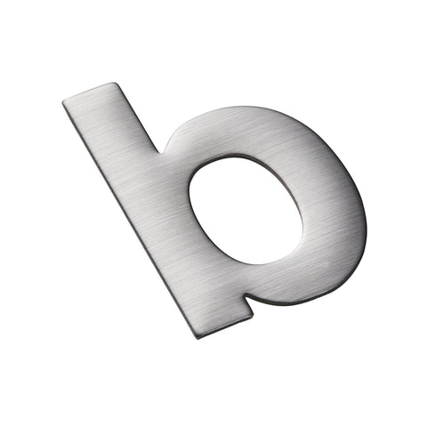 Sandleford 50mm Mode Stainless Steel Self Adhesive House Letter B