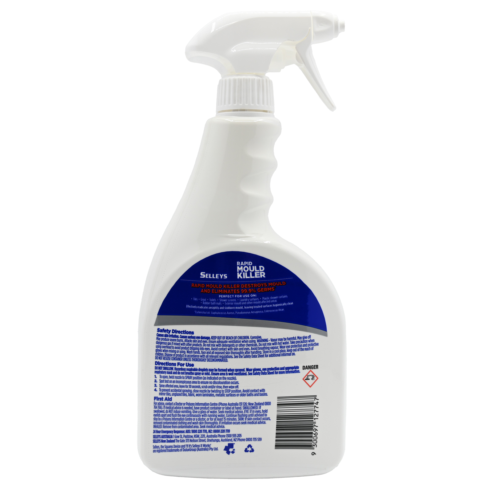 Selleys 750ml Rapid Mould Killer Remover Spray