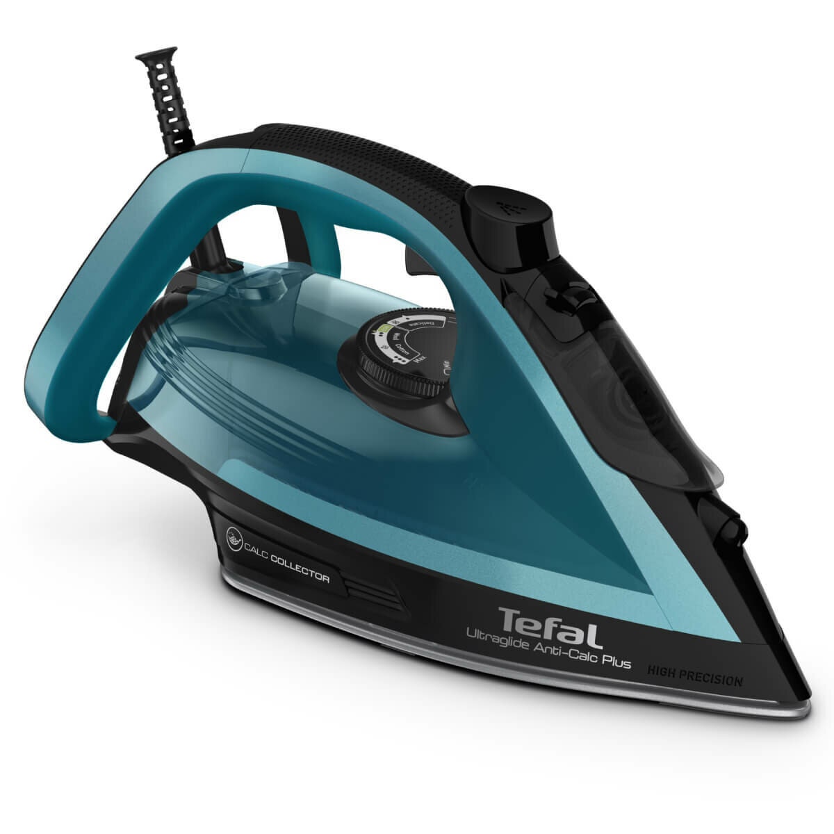 Tefal UltraGlide Anti-Calc Plus steam iron - 2400W, 185g/min steam boost, anti-scale collector - FV5873